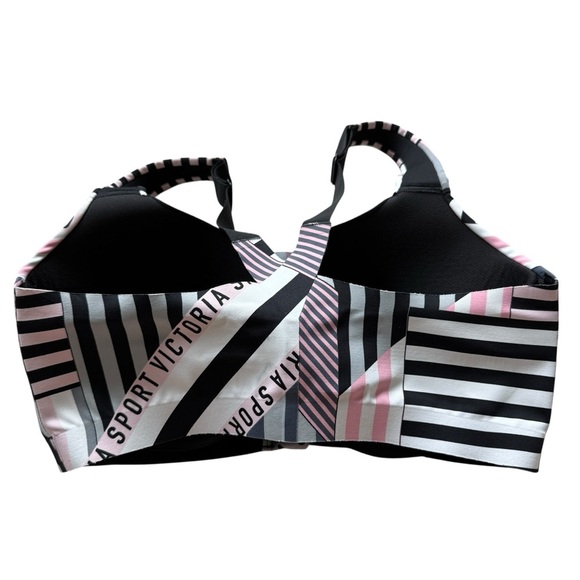 Victoria's Secret Sport Bra 34DDD Multicolor High Impact Zip Front Gym Workout - Picture 4 of 8